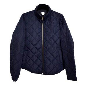 J Crew Diamond Quilt Puffer Jacket